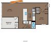 Pacific I Metro 112 Apartments - Bellevue, WA - Pacific I floor plan 840 Sq Ft